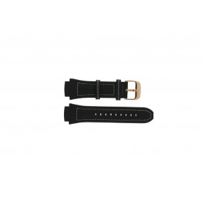 Watch strap Festina F16357/1 / F16357/3 Leather Black 21mm